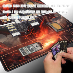 TCGMAT MTG Playmat with textured grip to ease shuffling.