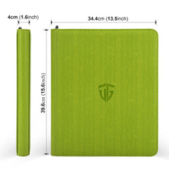 TCGUARD Toploader Binder features a 9-pocket layout for efficient card storage.