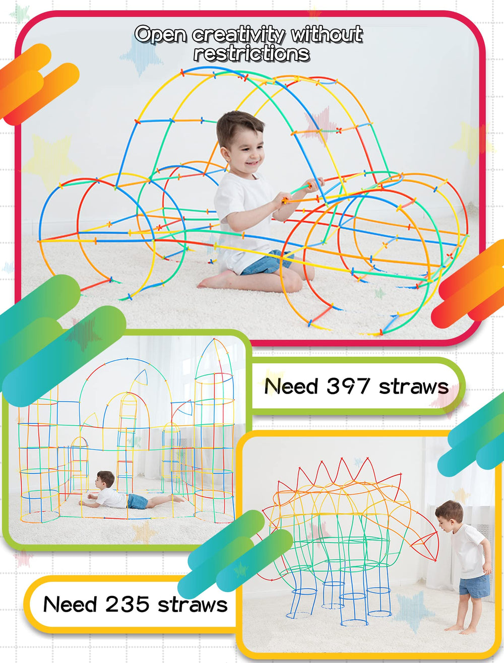 Tcnroy motor skills development through hands-on straw construction play