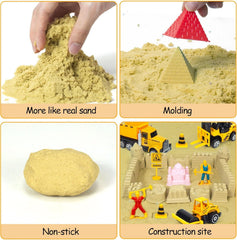 Tcvents alloy construction vehicles for durable pretend play