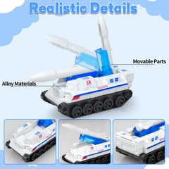Tcvents space shuttle toy featuring realistic details and action