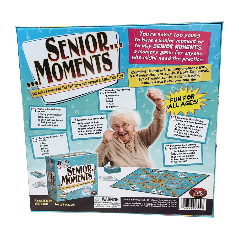 Cards stacked ready for quick, casual Senior Moments sessions