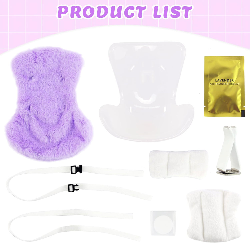 TDDS9 doll car seat safety strap secures dolls during bumpy rides.