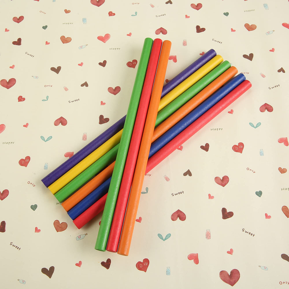TDOCK rhythm sticks colorfully coated for engaging classroom activities and movement
