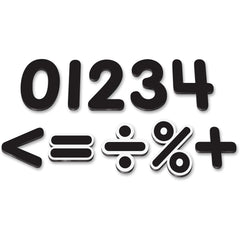 Teacher Created Resources magnetic numbers for reusable classroom labeling on metal surfaces.