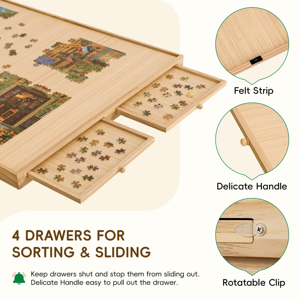 TEAKMAMA adhesive sheets and hooks protect and display finished puzzles