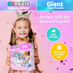 Team Power Music and Sound Unicorn Floor Puzzle — screen-free activity supports family bonding.