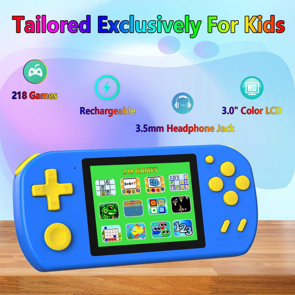 TEBIYOU 3-inch HD screen and arcade joystick deliver crisp gameplay.