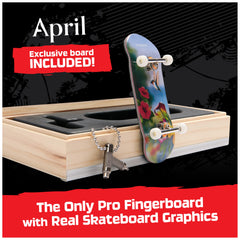 Tech Deck Pro Series storage display keeps the board organized for on-the-go use.