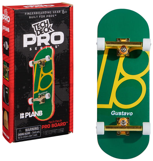 Tech Deck Plan B Pro Series fingerboard with storage display for portable practice.