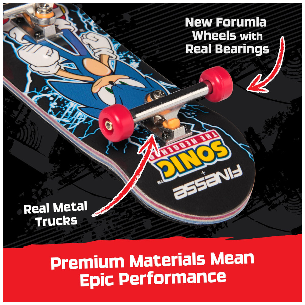 Tech Deck Pro Series wheels and bearings in action for precise spins