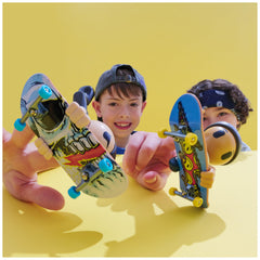 Random assortment means each pack features unique Sk8 Crew characters.