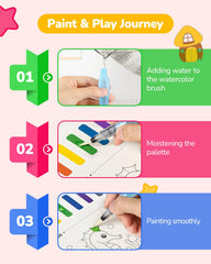 TECJOE 3-pack premium thick paper resists bleed-through for clean art.