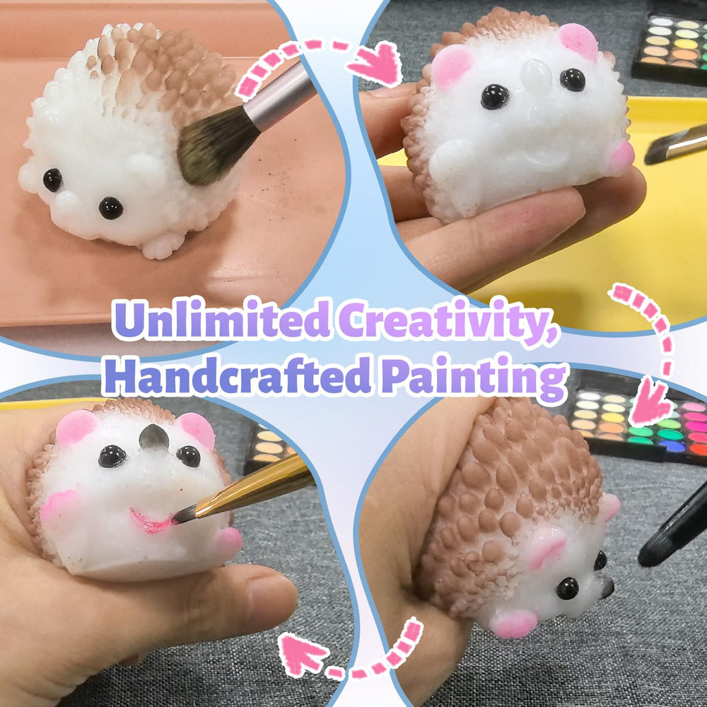 TECMIYO hedgehog mold enables textured, charming handmade squishies.