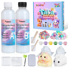 TECMIYO Taba Squishy Kit mixing bowl demonstrates 1:1 silicone ratio for beginners.
