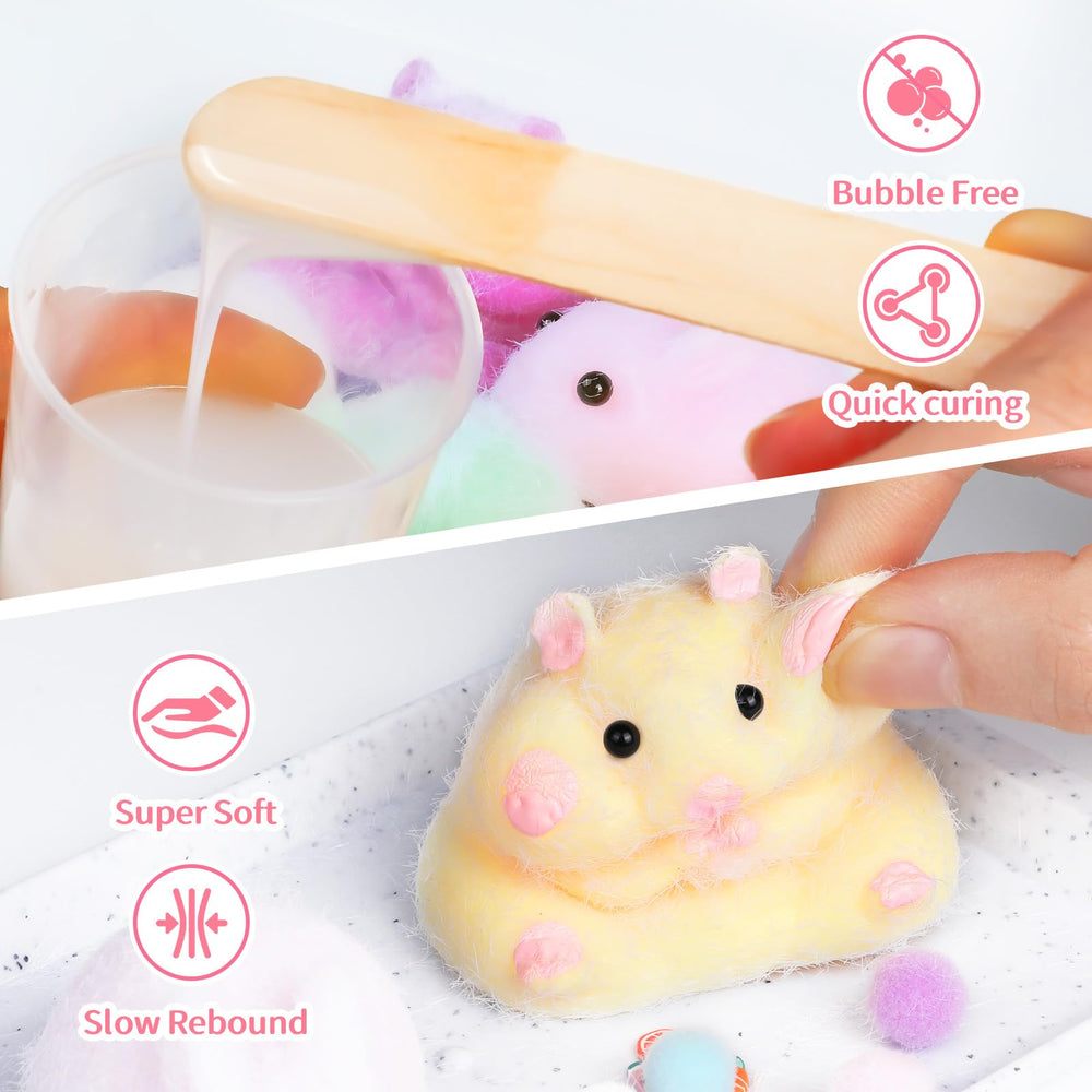 Relaxing squishy crafting with TECMIYO kit supports mindful play and calm moments.
