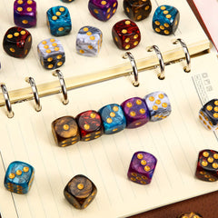 TecUnite colorful dice arrangement offers visual variety for group activities.