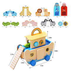 Teekdeer Noahs Ark toy lion figure inviting imaginative storytelling and role play