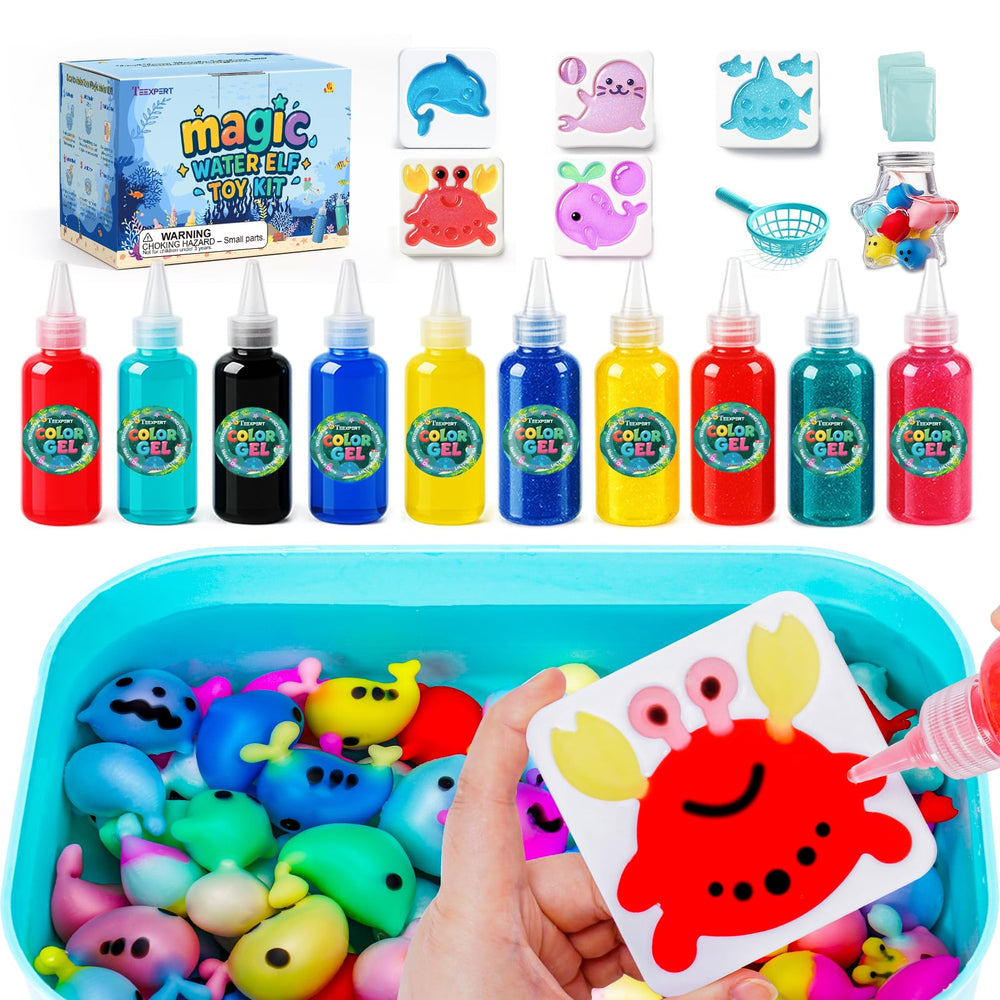 Teexpert Magic Water Elf Kit glitter gels spark creative play for kids.