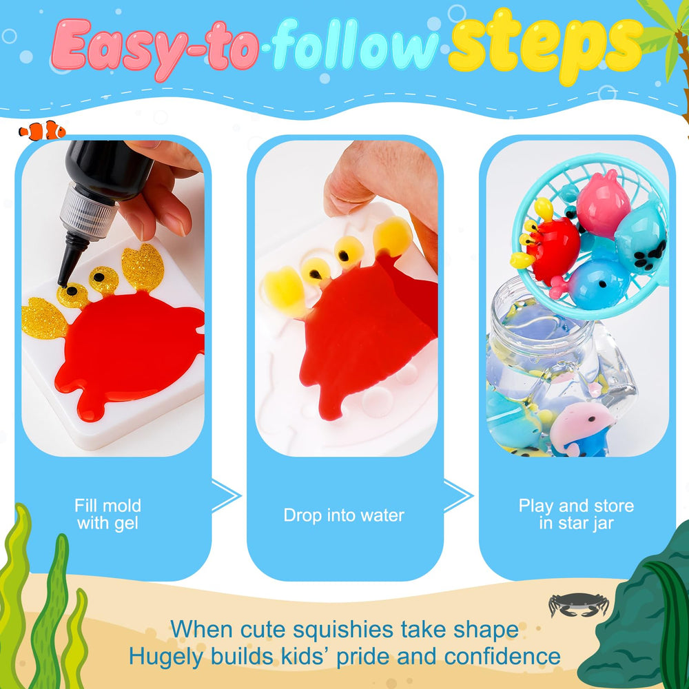 Teexpert Magic Water Elf Kit ocean animal molds spark imaginative sea creatures.