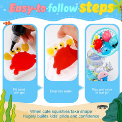 Teexpert Magic Water Elf Kit ocean animal molds spark imaginative sea creatures.