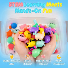 Teexpert Magic Water Elf Kit star storage jar keeps finished pets organized.