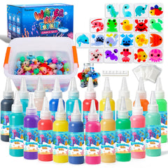 Teexpert Magic Water Elf Kit molds create colorful ocean creatures for imaginative play