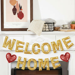 Tegeme two banners included for versatile Welcome Home setups.