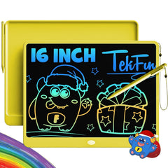 TEKFUN 16-inch LCD writing tablet with colorful doodle board for creative drawing