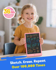 TEKFUN doodle board for kids, portable travel-friendly