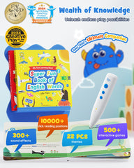 Eco-friendly ink and durable binding ensure safe play