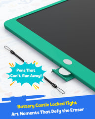 TEKFUN erase-friendly writing pad allows quick edits and reuse.