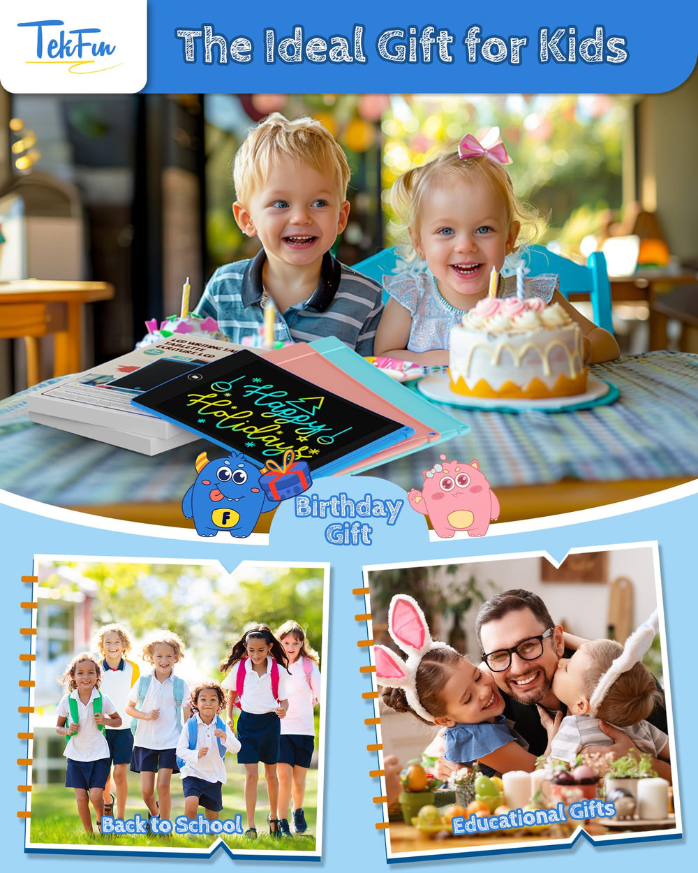 TEKFUN family drawing time bundle for collaborative creativity