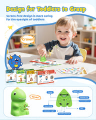 TEKFUN flash cards spread featuring letters, numbers, and objects for vocabulary.