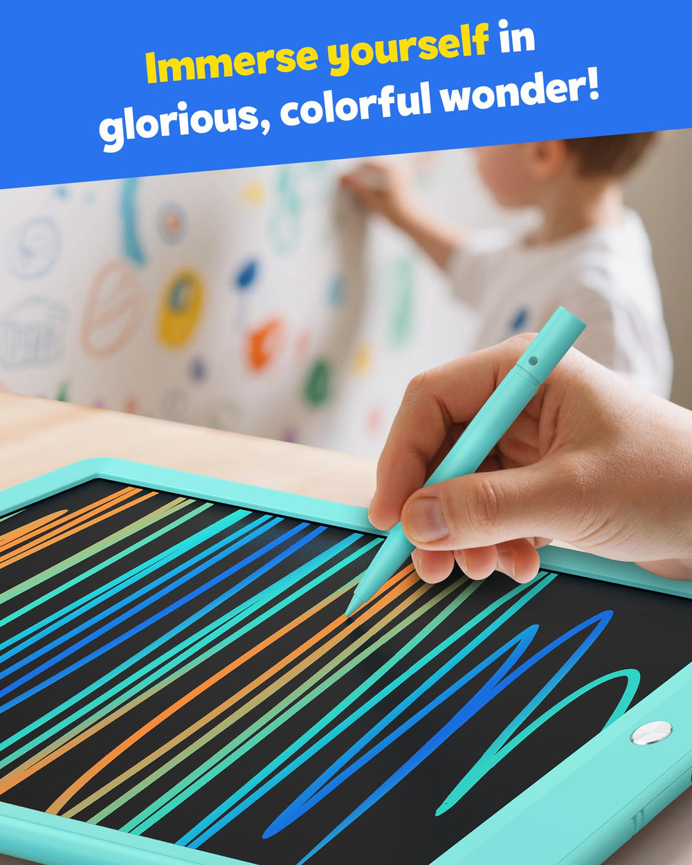 TEKFUN lightweight portable design for travel, school, or car use.