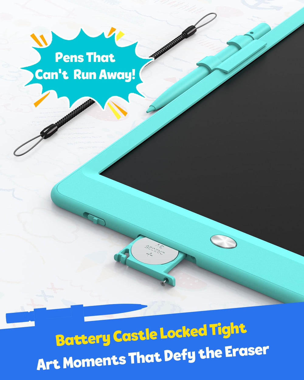 TEKFUN durable waterproof casing protects against drops and spills.