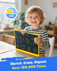 TEKFUN large doodle board suitable for kids and adults to sketch