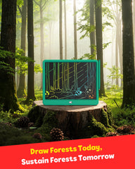 TEKFUN packaging and 12-inch tablet ready as a gift