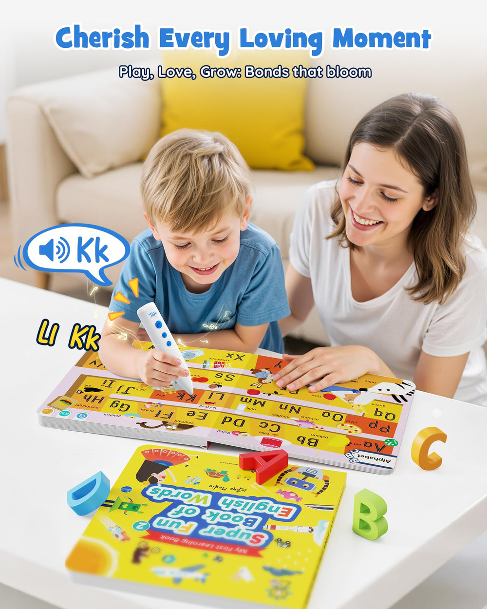 Recording function allows parents to add personal messages