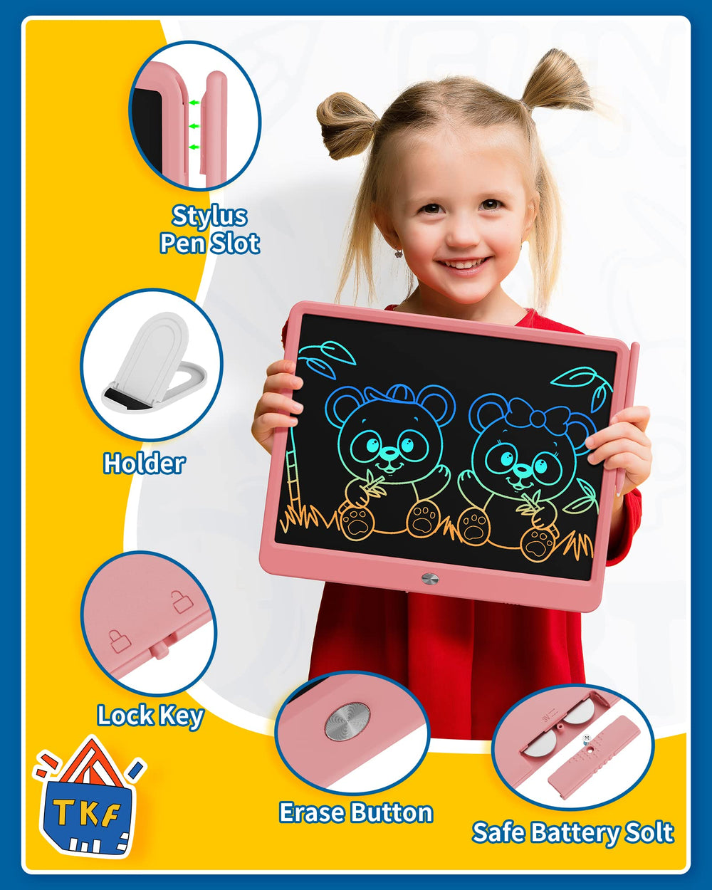 TEKFUN multiuse desk board for kids, teens, and home learning