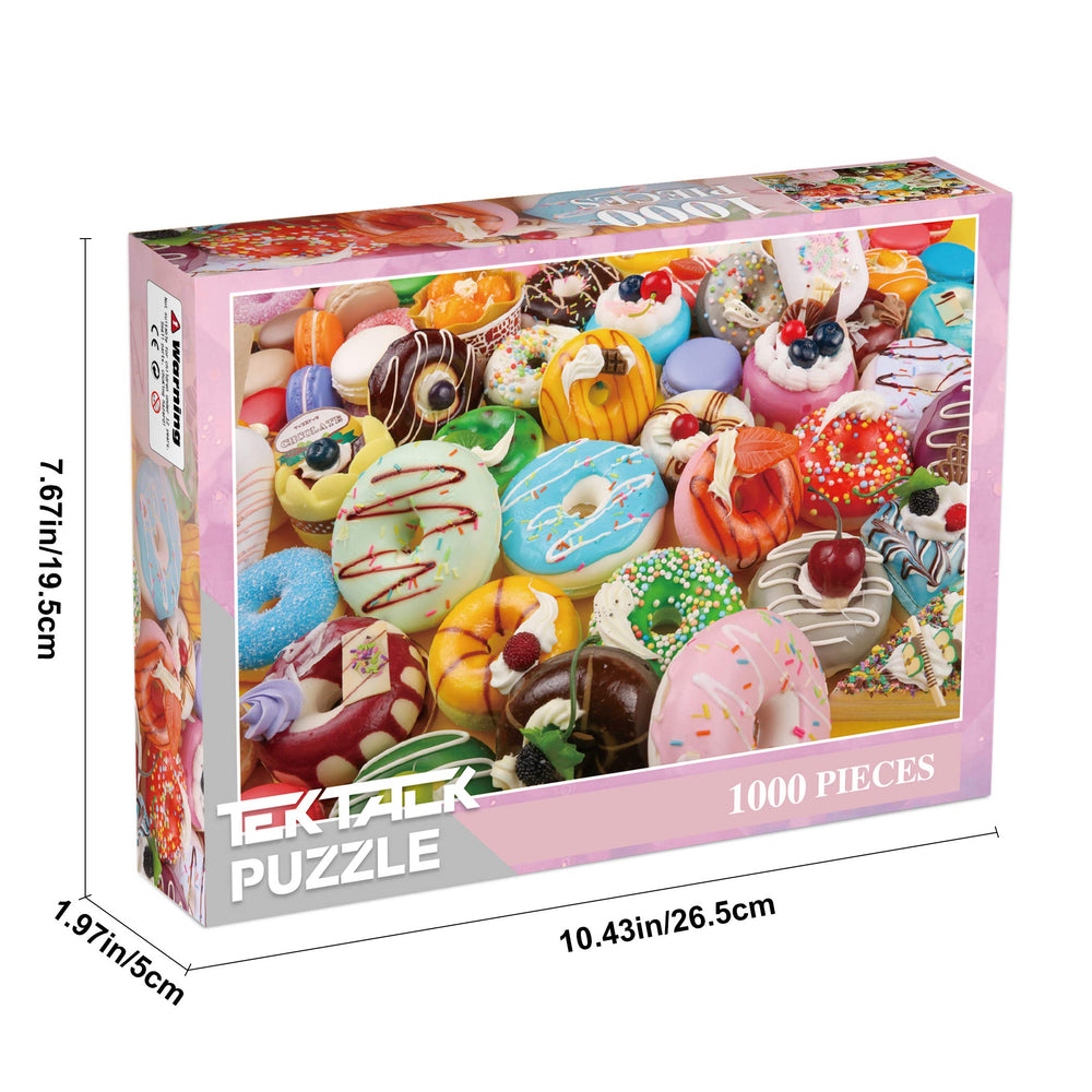 Tektalk Donut Feast includes 1000 pieces offering a meaningful family challenge