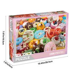 Tektalk Donut Feast includes 1000 pieces offering a meaningful family challenge
