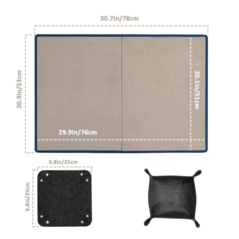 Foldable and portable design for puzzle sessions anywhere