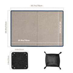 Foldable and portable design for puzzle sessions anywhere