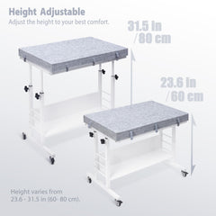 Tektalk four lockable casters enable mobility with stable placement