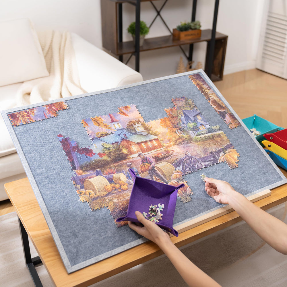 Tektalk lightweight gray foldable table for easy transport and storage