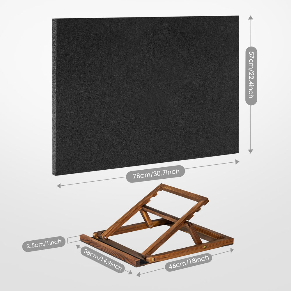 Tektalk hardened felt surface keeps puzzle pieces in place during use