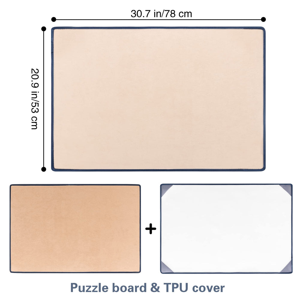 Lightweight and portable Tektalk puzzle board for easy moving and storage