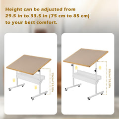 Tektalk Jigsaw table tilt-angle lets you set the board to your preferred view.