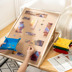 Tektalk large work area supports up to 1000-piece puzzles.